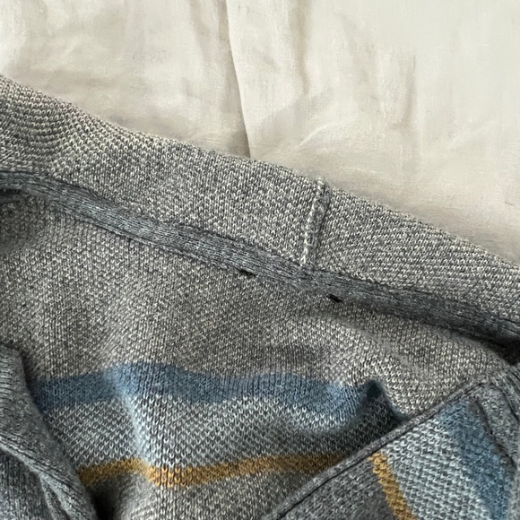 Pendleton Striped Hoodie Cotton Sweater - Picture 7 of 12